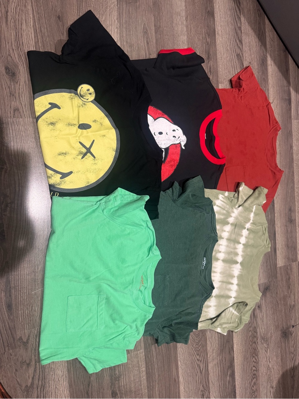 Kids' Green and Black Pajama Tee Set - Casual Sleepwear